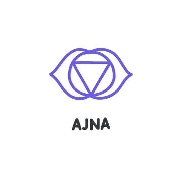 Chakra doodle icon, vector color illustration Stock Illustration