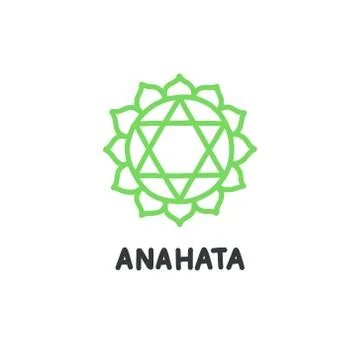 Chakra doodle icon, vector color illustration Stock Illustration