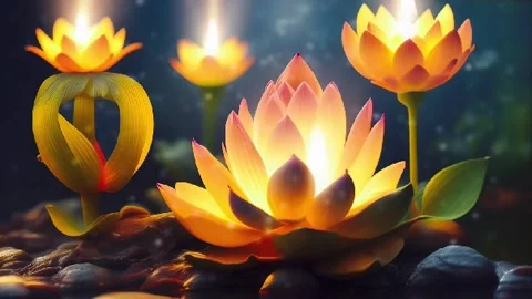 Chakra healing, animation video of om meditation, relaxation and meditation vide Stock Footage 240880188