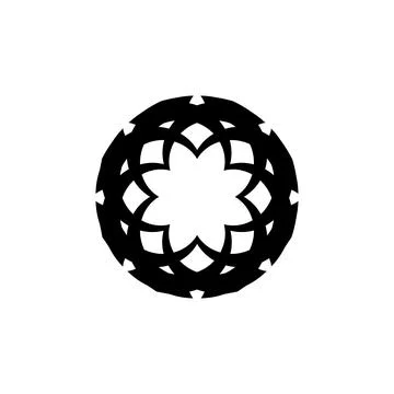 Chakra icon. Simple style yoga course lessons poster background symbol. Cha.. Stock Illustration