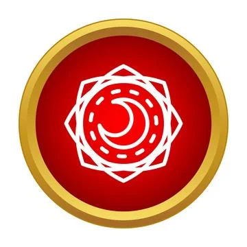 Chakra muladhara icon concept representing root energy Stock Illustration