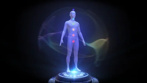 Chakras and aura Stock Footage 125752402