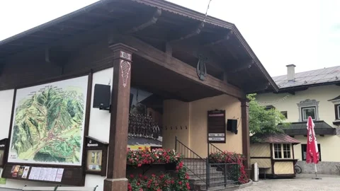 Chalet Building With Resort Map and Flow... | Stock Video | Pond5