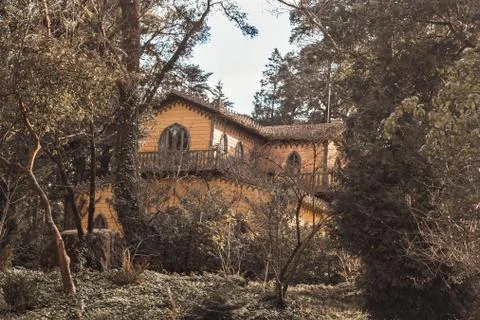 Chalet of the Countess of Edla Stock Photos