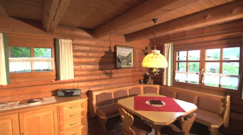 Chalet Interieur. Video stock 27573792