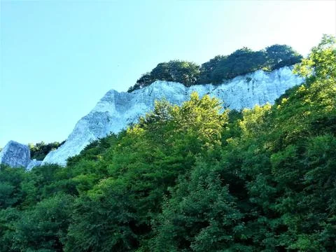 Chalfk Cliffs on Ruegen Stock Photos
