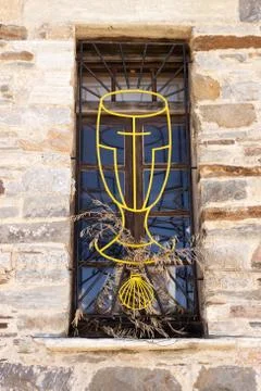 Chalice window Stock Photos
