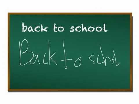 Chalk Board Stock Illustration