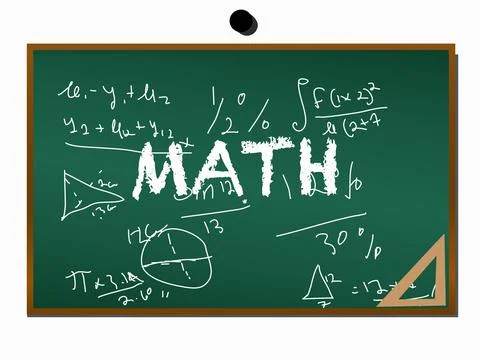 Chalk Board Stock-Illustration