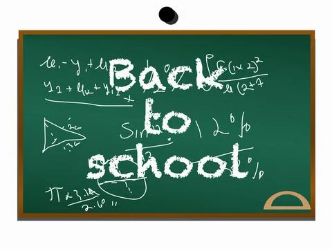 Chalk Board Stock Illustration