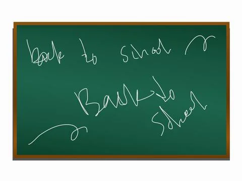 Chalk Board Stock Illustration