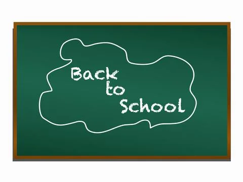 Chalk Board Stock Illustration