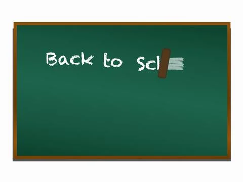 Chalk Board Stock Illustration