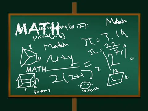 Chalk Board Stock-Illustration