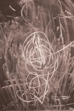 Chalk Board Marks Stock Photos