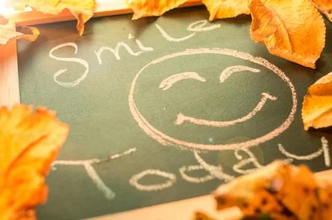 Chalk Board message Stock Photos