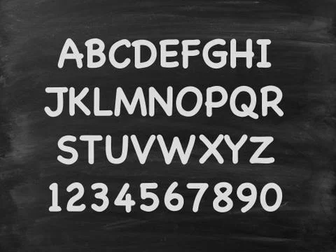 Chalk board Stock Photos