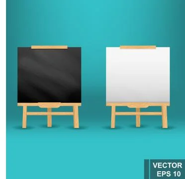Chalk board. School. Training. Isolated on white background Иллюстрация