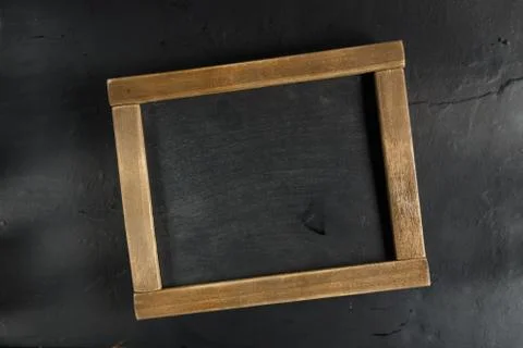 Chalk board with space for text. Stock Photos