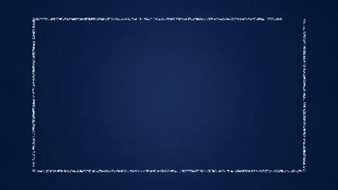 Chalk border frame animation. rectangle frame marker with drawing effect. chalk Stock Footage 317634375