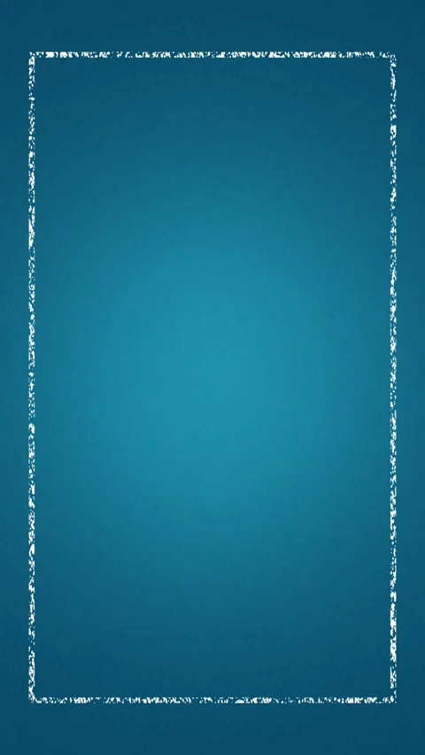 Chalk border frame vertical animation. rectangle frame marker with drawing effec Stock Footage 317634376