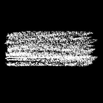 Chalk brush. Grunge element with chalk texture. Hand drawn design elements on Stock Illustration