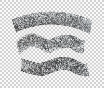 Chalk brush pattern board eraser on transparent background png file 스톡 사진