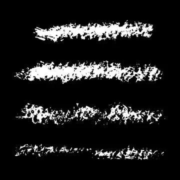 Chalk Brush Set Illustrazione stock