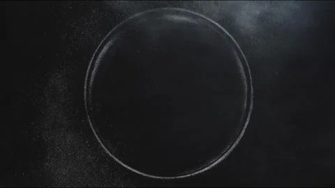 Chalk circle decorative border copy space text overlay hand drawn digital s.. Stock Footage 339791721