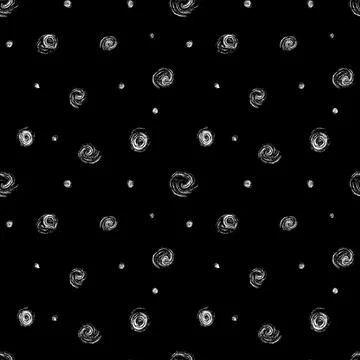 Chalk circles Stock Illustration