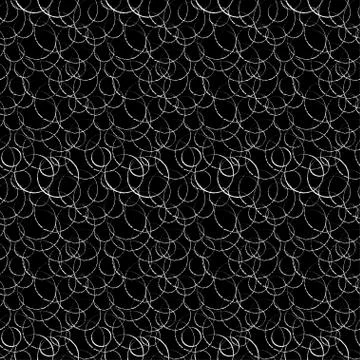 Chalk circles pattern Stock Illustration