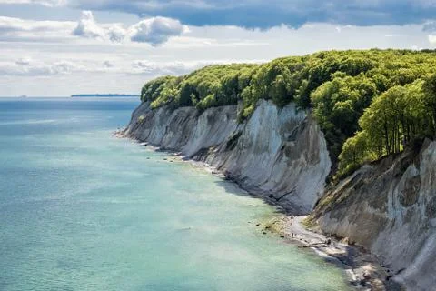 Chalk cliff Stock Photos