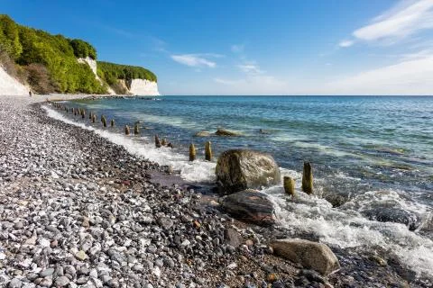 Chalk cliff Stock Photos
