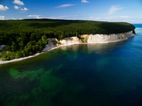 The chalk cliffs Stock Photos