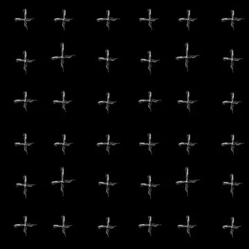 Chalk crosses Stock Illustration