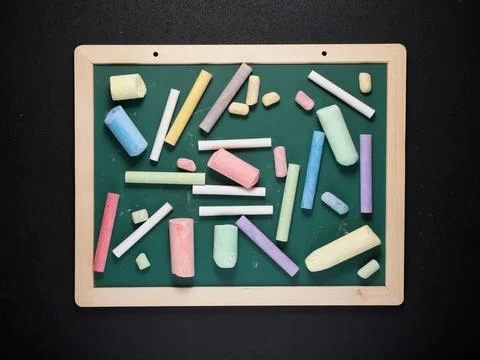 Chalk drawing concept. Stock Photos