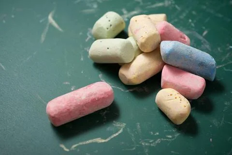Chalk drawing concept. Stock Photos