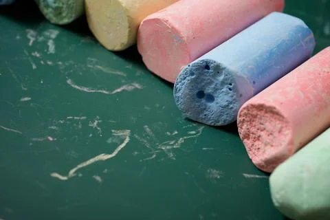 Chalk drawing concept. Stock Photos