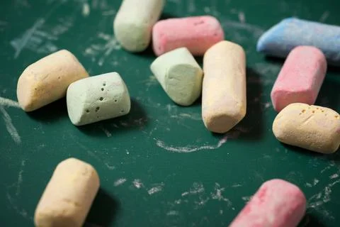 Chalk drawing concept. Stock Photos