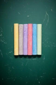 Chalk drawing concept. Stock Photos