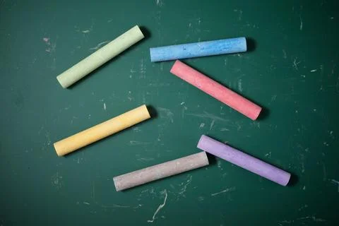 Chalk drawing concept. Stock Photos