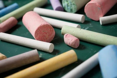 Chalk drawing concept. Stock Photos