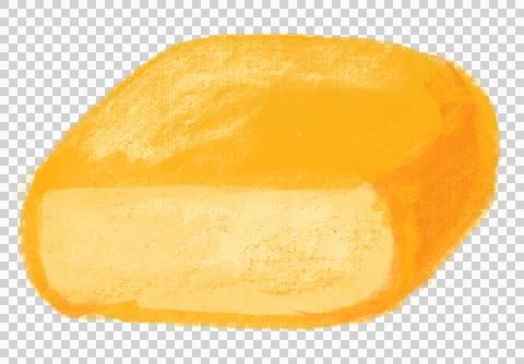 Chalk drawing paint slice of cheese dairy food illustration painting art Stock Illustration