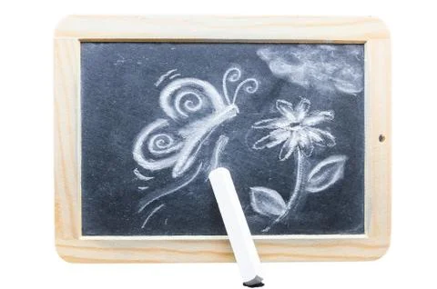 Chalk drawing Stock Photos