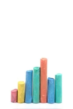 Chalk graph Stock Photos