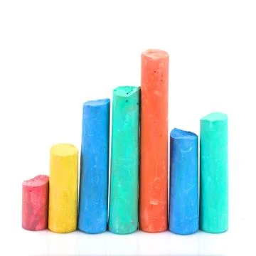 Chalk graph Stock Photos