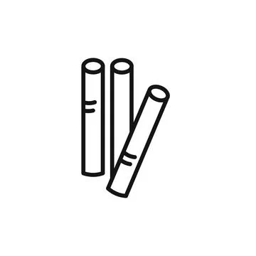 Chalk icon vector set collection for web Stock Illustration