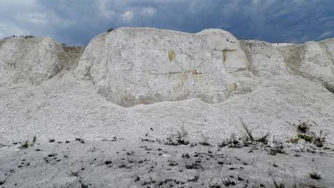 Chalk Mountains. Stock Photos