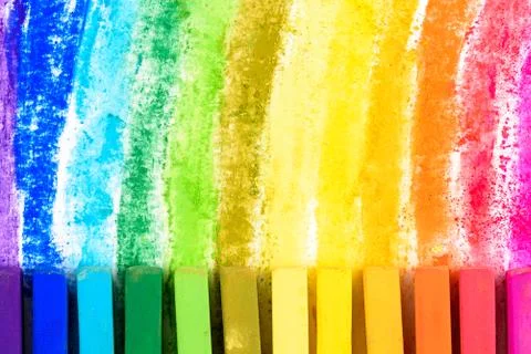 Chalk pastel Stock Photos