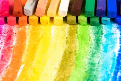 Chalk pastel Stock Photos